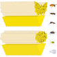 36 Pack Fruit Fly Traps for Indoors, Gnat Traps for House Indoor, Sticky Traps Fungus Gnats Killer for Mosquito and Flying Insects, Bug Pest Insect Catcher Killer for Houseplant