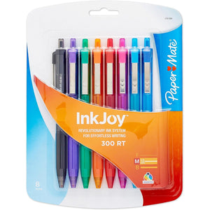 Paper Mate InkJoy Ballpoint Pen, Assorted Colors, 8-Count