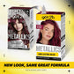 Got2b Metallics Permanent Hair Color, M68 Dark Ruby