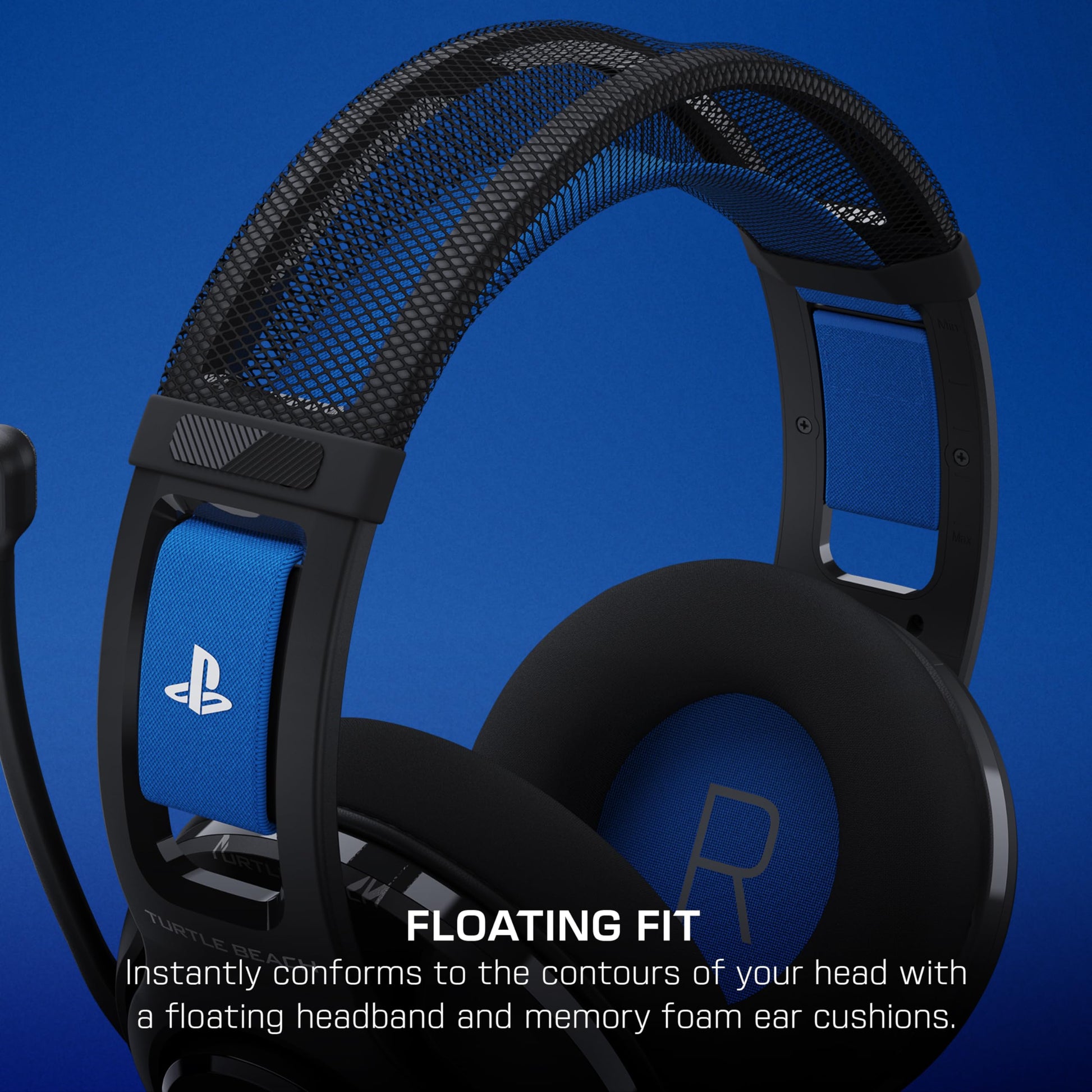Buy now Turtle Beach Atlas 200 Wired Gaming Headset Officially Licensed for PlayStation, PS5, PS4-50mm Nanoclear Drivers, Flip-to-Mute Mic, Memory Foam Cushions, Floating Headband - Black at indiglob india