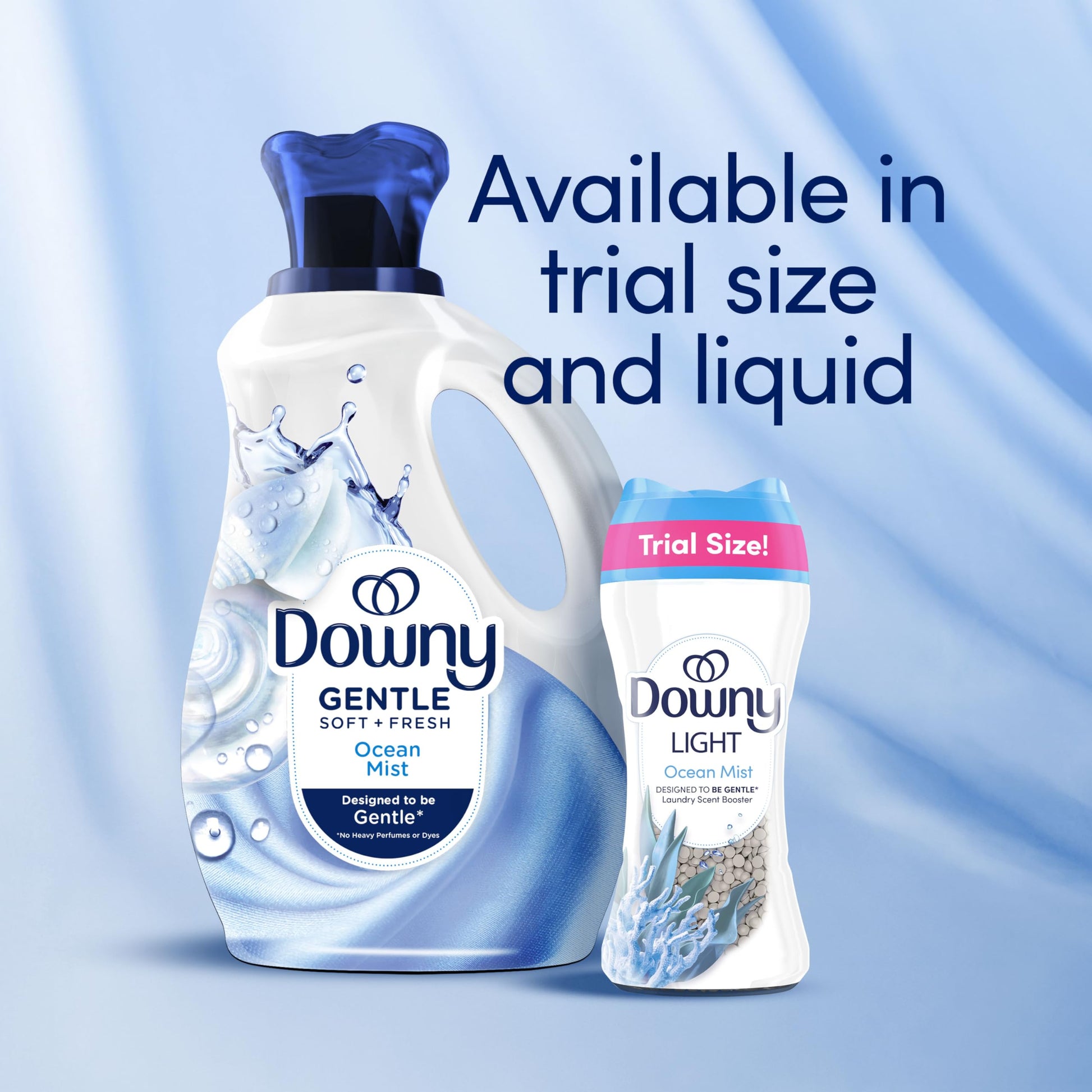 Buy now Downy Light Laundry Scent Booster Beads, Ocean Mist Scent, 24 OZ, In-Wash Fabric Beads Designed To Be Gentle With A Light Boost Of Scent, No Heavy Perfumes at indiglob india