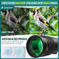 Aurosports 10-30x40 Zoom Monocular for Adults, Monocular Telescope High Power with Bak4 Prism, Compact Monoculars for Bird Watching Traveling Hunting Camping