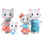 Buy now Honey Bee Acres The Cloverberrys Cow Family, 4 Miniature Doll Figures, Small at indiglob india