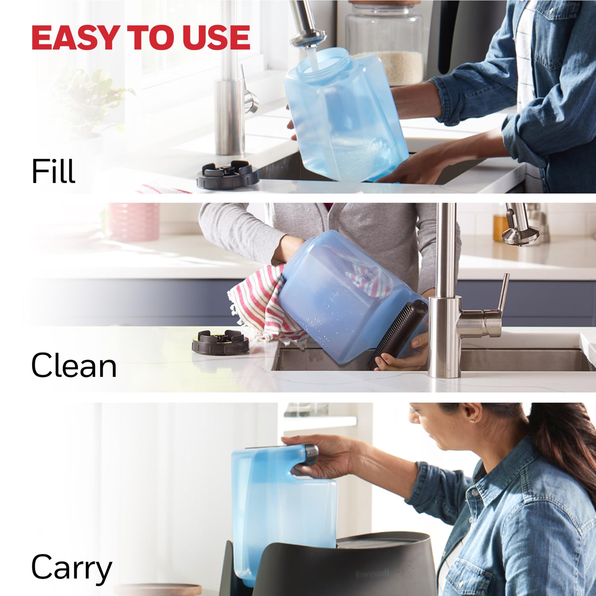 Buy now Honeywell Cool Moisture Humidifier For Bedroom, Medium Rooms, 1.1 Gallon, Invisible Moisture Humidifier for Baby, Kids, Quiet, Easy to Clean, UV Technology, Black, HCM350B at indiglob india