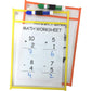 Clipco Dry Erase Pocket Sleeves Assorted Colors (6-Pack)
