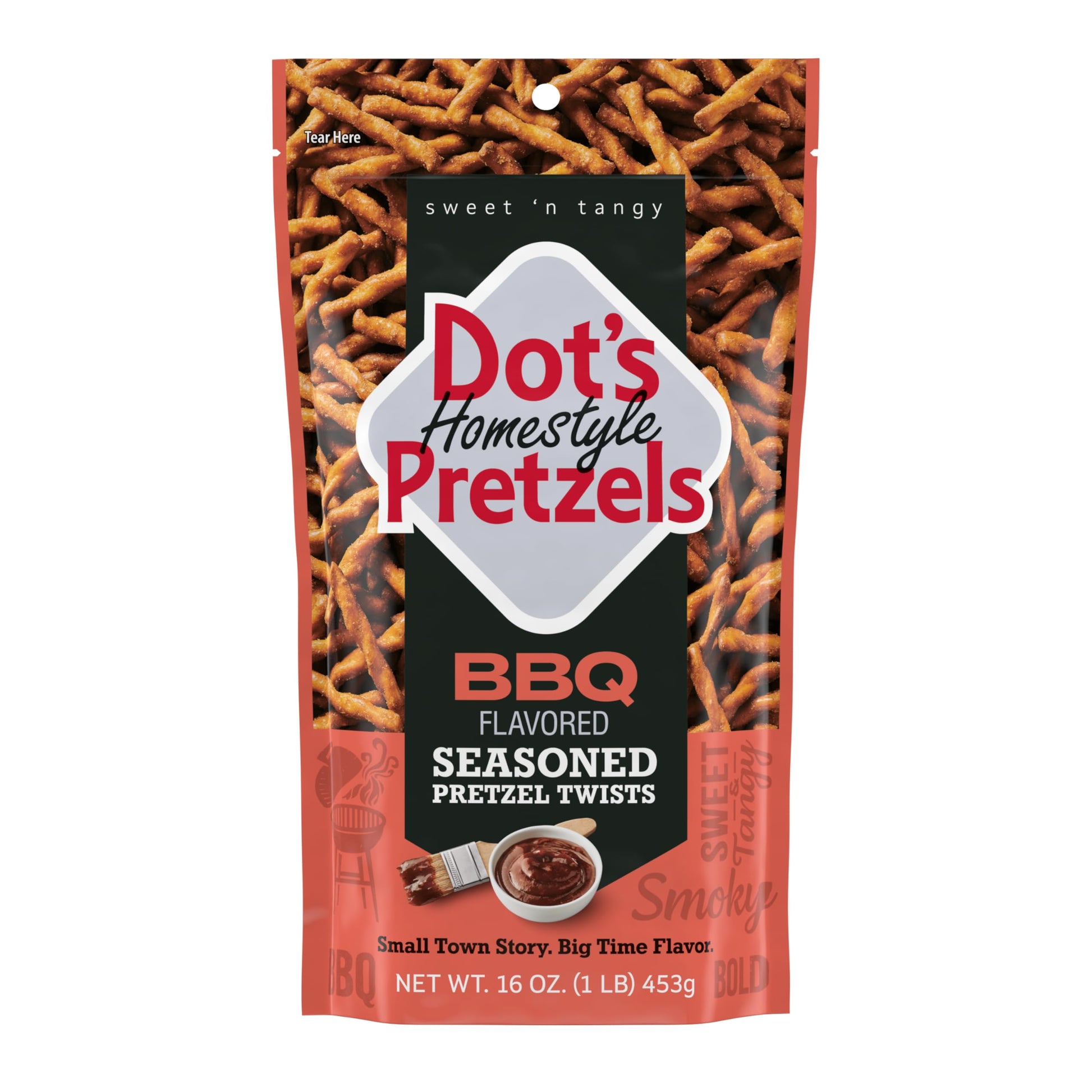 Buy now Dot's Pretzels Original Seasoned Pretzel Twist Snack, 16oz Grocery Sized Bag at indiglob india