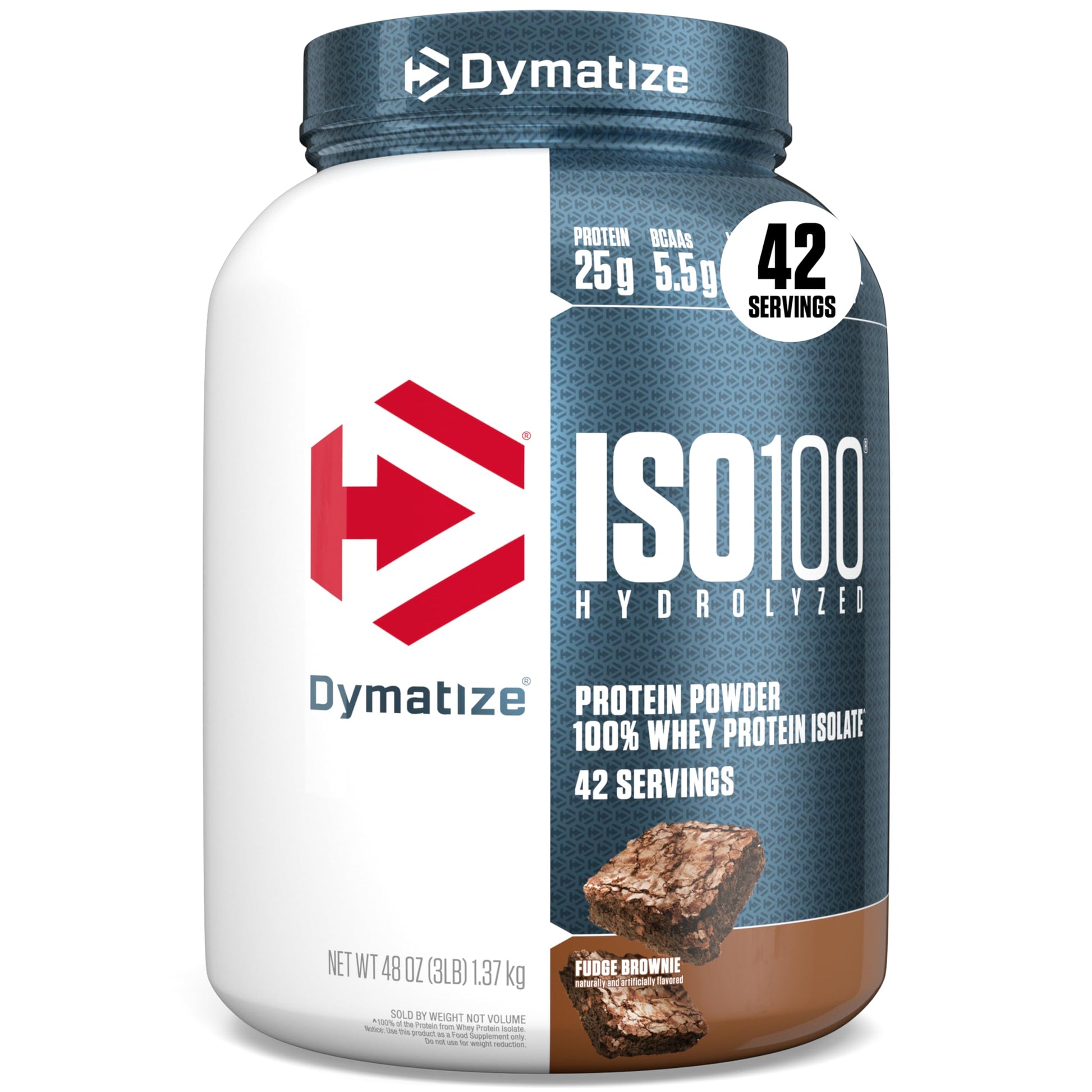 Buy now Dymatize ISO100 Whey Protein Powder Isolate, Gourmet Chocolate, 25g of Protein, 5 Pound, 5.5g BCAAs, Less Than 120 Cal., Gluten Free, 1g Fat, 1g Sugar, 2g Carb (71 Servings) at indiglob india
