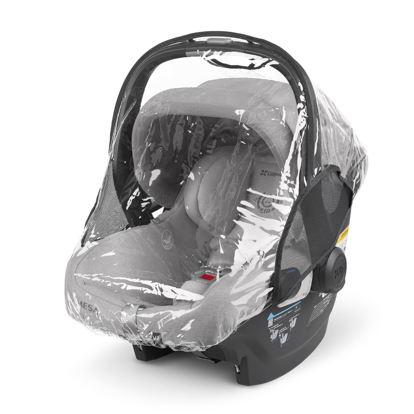 Buy now UPPAbaby Rain Shield for Mesa and Aria Infant Car Seat Carriers - Waterproof and Windproof Coverage - Ventilated Design - Quick Attachment at indiglob india