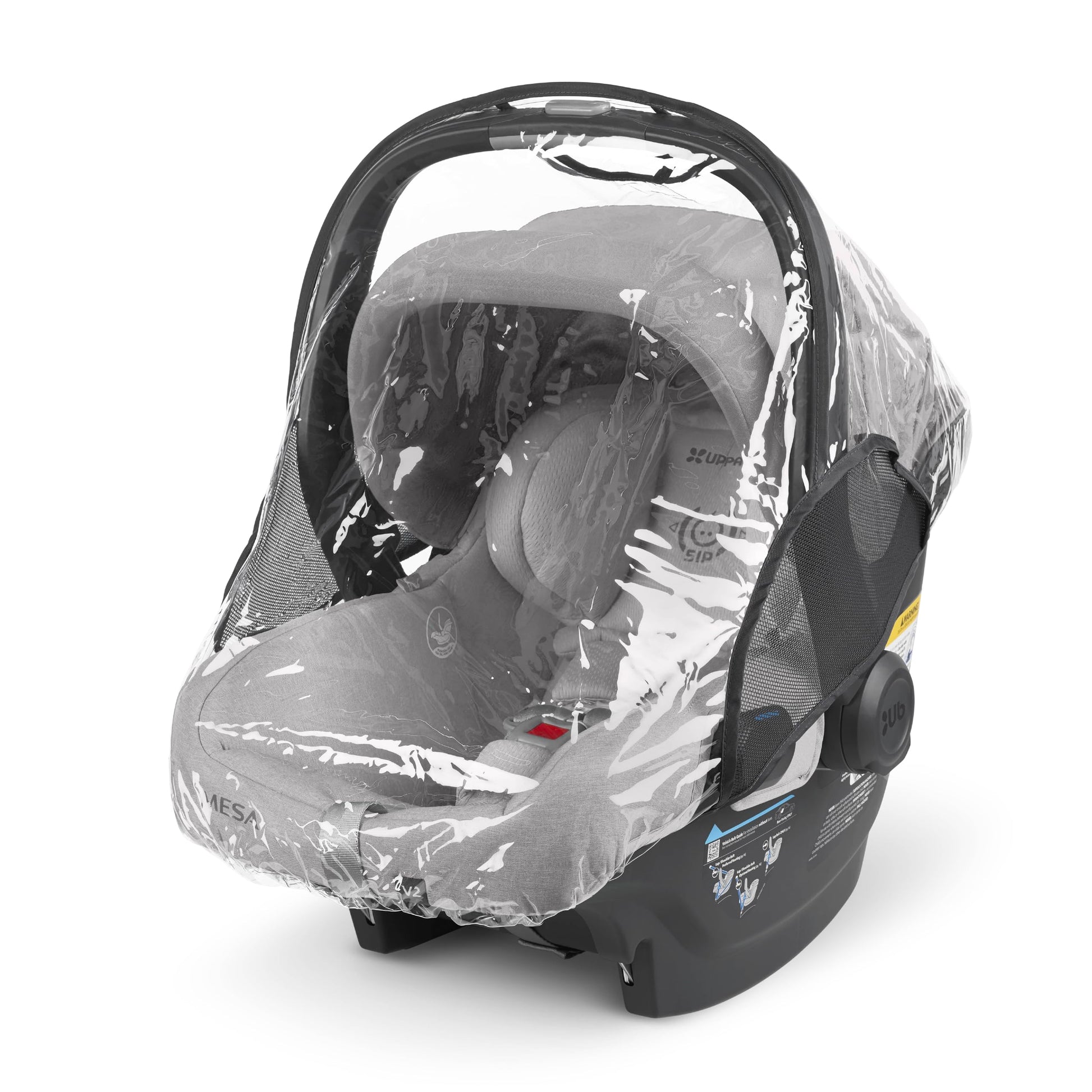 Buy now UPPAbaby Rain Shield for Mesa and Aria Infant Car Seat Carriers - Waterproof and Windproof Coverage - Ventilated Design - Quick Attachment at indiglob india