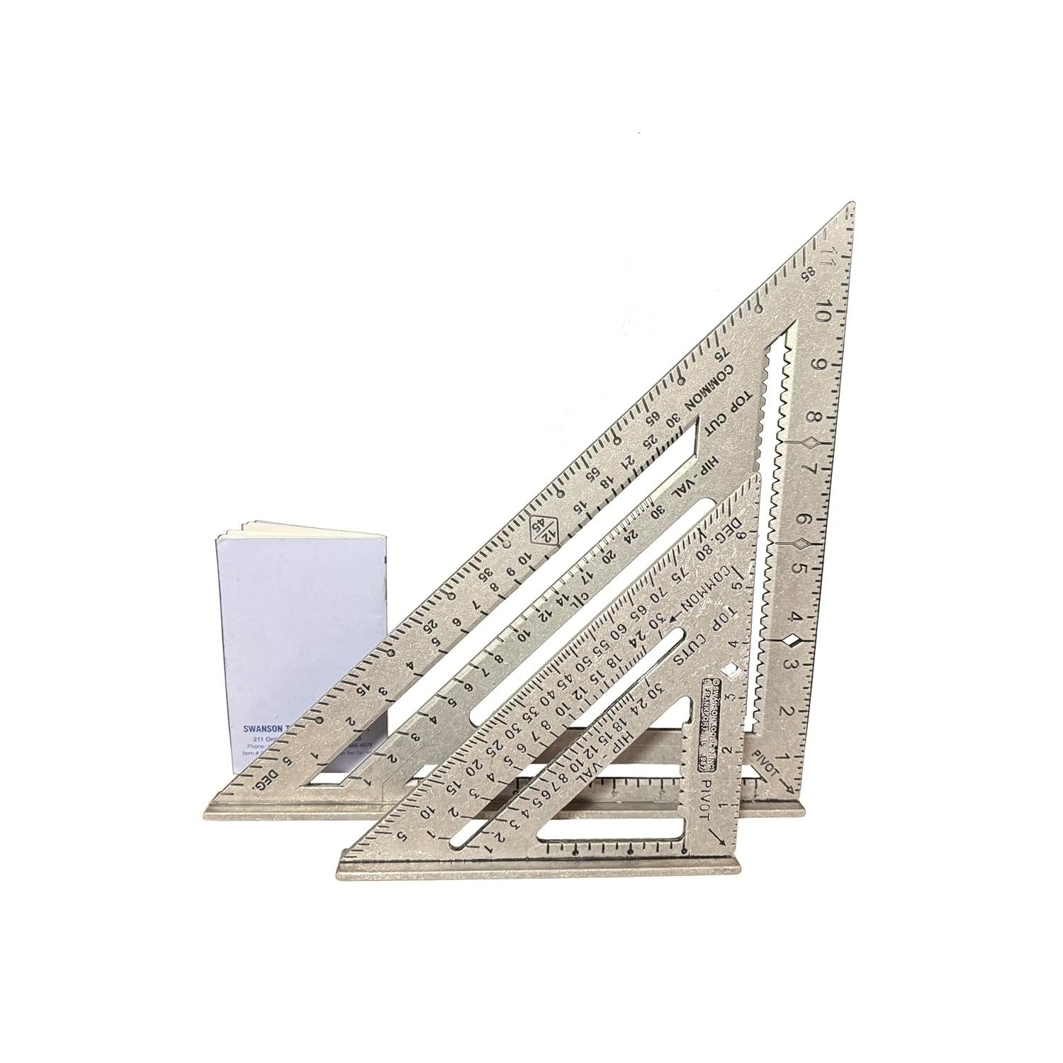 Buy now SWANSON Tool Co., Inc SW1201K Value Pack 7 inch Speed Square and Big 12 Speed Square (without layout bar) ships with Blue Book at indiglob india