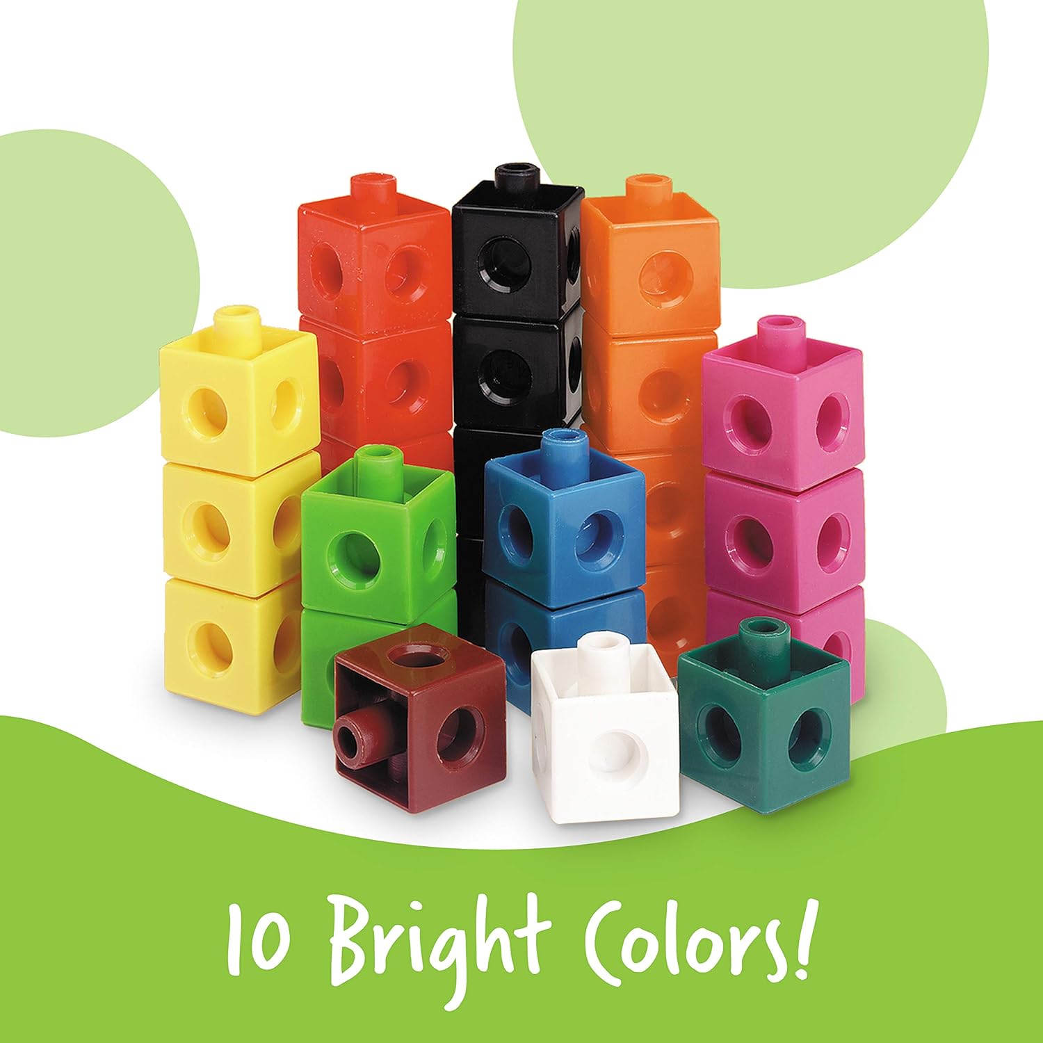 Buy now Learning Resources Snap Cubes - 100 Pieces, Ages 5+ Homeschool and Classroom Supplies, Educational Counting Toy, Math Games for Kids, Teacher Aids at indiglob india