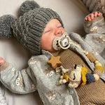 Buy now ADFO Lifelike Reborn Baby Dolls Silicone Full Body Boy - 17-Inch Soft Body Realistic-Newborn Full Body Vinyl Real Life Baby Dolls with Toy Accessories for Kids Age 3 4 5 6 7 + at indiglob india