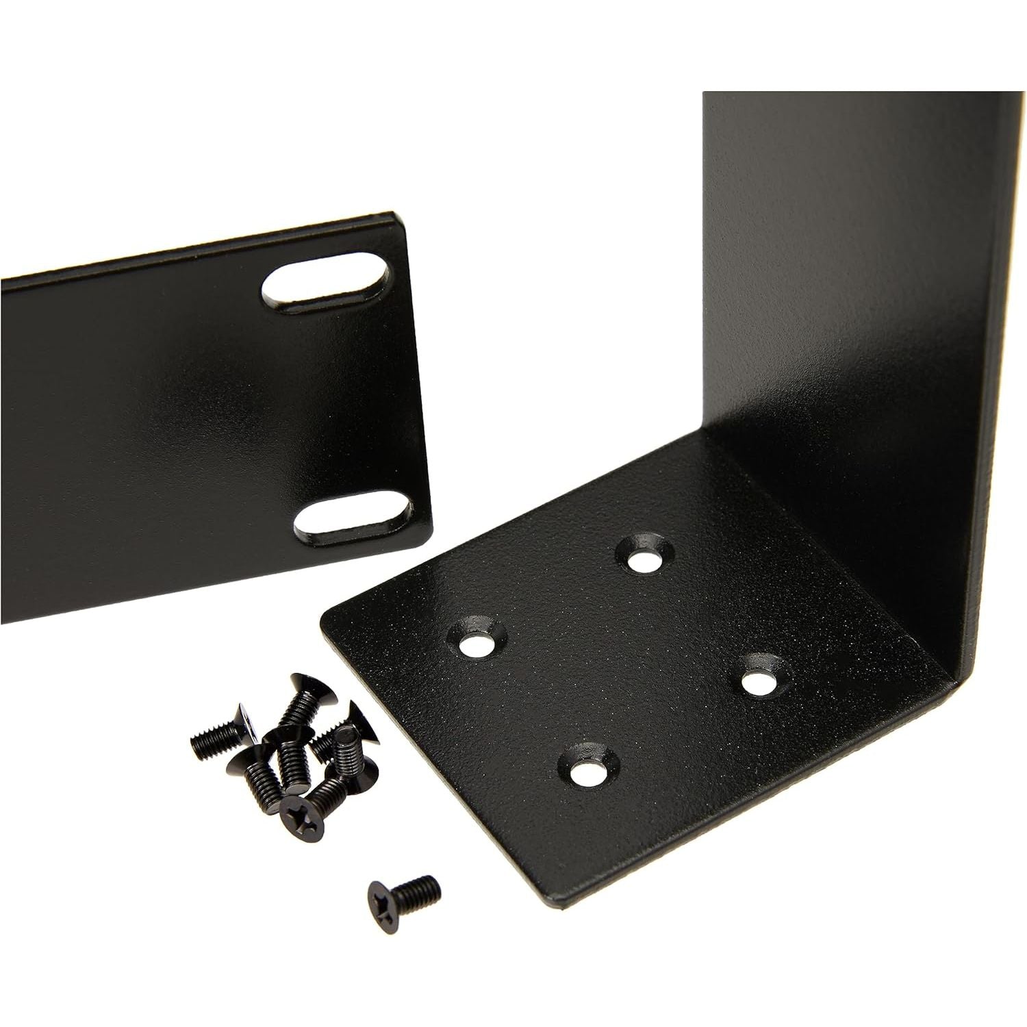 Buy now TRENDNet Rack Mount Kit, Compatible with TEG-S16Dg and TEG-S24Dg Switches, Mount an 11 Inch Wide Switch to A 19 Inch Equipment Rack, Mounting Brackets and Mounting Screws Included, Black, ETH-11MK at indiglob india