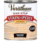 Buy now Varathane 225250H Oil-Based One Step Stain + Poly, Quart, Dark Walnut Quart (Pack of 1) Golden Pecan at indiglob india