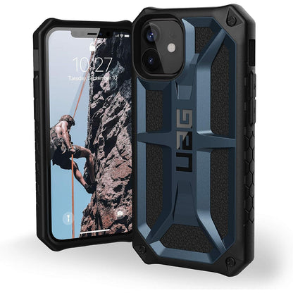 URBAN ARMOR GEAR UAG Designed for iPhone 12 Mini Case [5.4-inch Screen] Rugged Lightweight Slim Shockproof Premium Monarch Protective Cover, Crimson