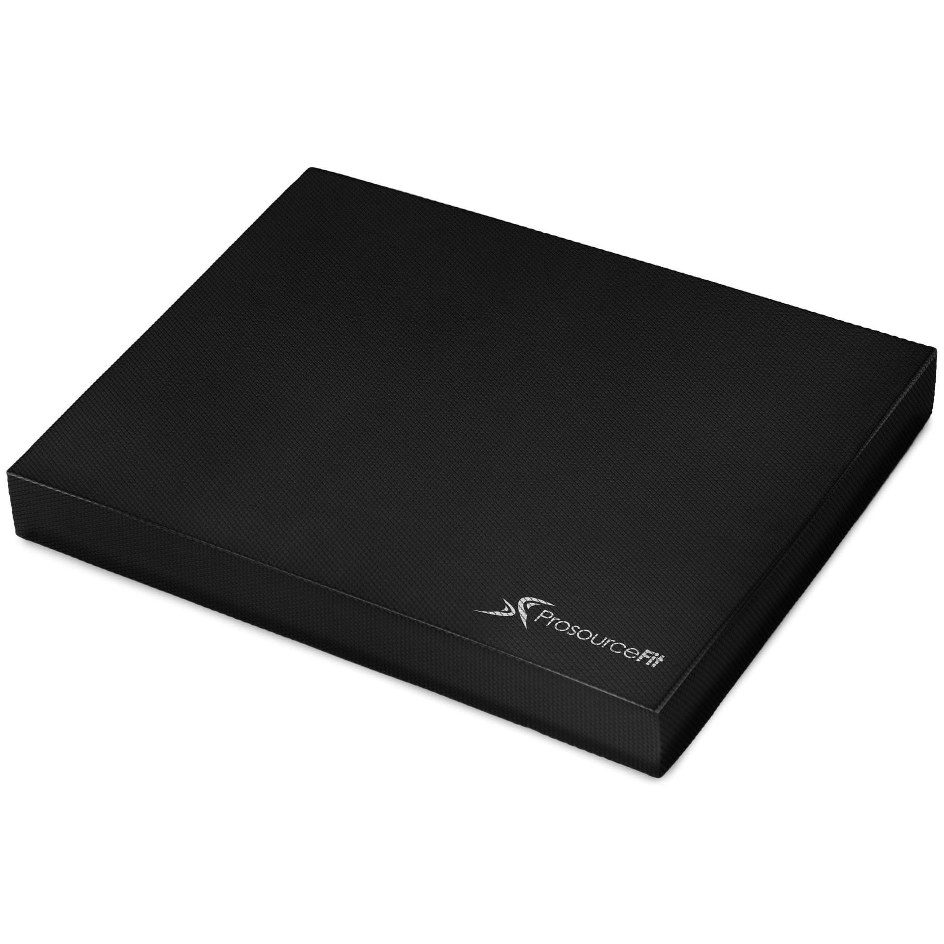 Buy now ProsourceFit Exercise Balance Pad, Non-Slip Cushioned Foam Mat & Knee Pad for Fitness and Stability Training, Yoga, Physical Therapy Black XL - (18.75" x 15") at indiglob india