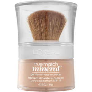 L'Oreal Paris True Match Mineral Loose Powder Foundation, Soft Ivory, 0.35oz