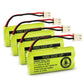 Buy now BT183342/BT283342 2.4V 800mAh Ni-MH Battery Pack, Compatible with AT&T VTech Cordless Phone Batteries BT166342/BT266342 BT162342/BT262342 CS6709 CS6609 CS6509 CS6409 EL52100 EL50003 (Pack 2) at indiglob india