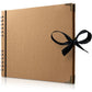 Bstorify Scrapbook Album 60 Pages (8 x 8 Inch) Brown Thick 200gsm Kraft Paper, Photo Album Scrapbook, Memory Book - Ideal for Your Scrapbooking Albums Art & Craft Projects
