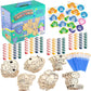 Buy now Unicorn & Dragon Wood Painting Kits (24ct)- Perfect Goodie Bag Party Favors for Kids Birthday Party -Each has a Wood Craft, Paints, Brush & Sticker for Boys & Girls - Kids Multi-Item Party Favor Packs Mermaids and Pirates at indiglob india