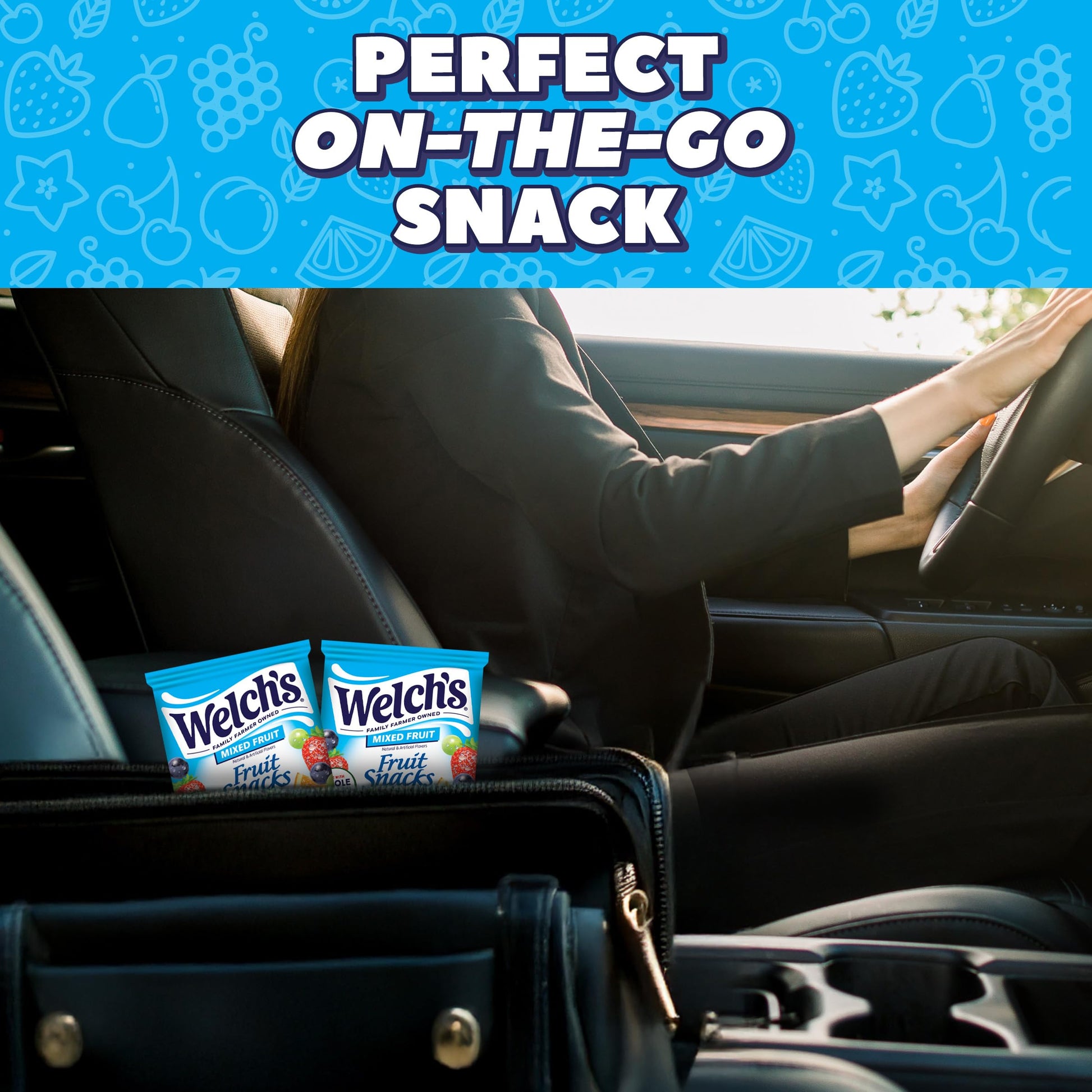 Buy now Welch's Fruit Snacks, Mixed Fruit Snack Box, Gluten Free, 0.8oz Snack Packs (Pack of 40) at indiglob india