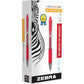 Zebra Pen Sarasa Dry X20 Retractable Gel Pen, Fine Point, 0.5mm, Blue Ink, 12-Pack (46720)