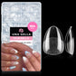 Buy now UNA GELLA Almond Gel Nail Tips, 504PCS Pre Etched Clear Fake Nails Tips Medium Almond Shape - 12 Sizes Full Cover Soft Acrylic Press On Nail Extensions No C Curve Gift for Diy at Home at indiglob india
