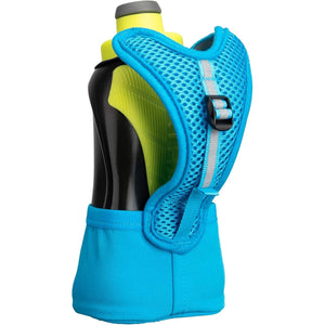 Nathan Running Handheld Water Bottle Adjustable No-Grip Quick Squeeze Lite Hand Strap. 12 oz Insulated Water Bottle. Reflective Hydration