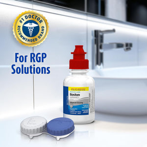Boston ADVANCE Contact Lens Cleaning Solution for Rigid Gas Permeable (RGP) Lens, Step 1, Removes Debris & Deposits, 1 Fl Oz
