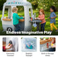 Buy now Step2 Adventure Camper Kids Playhouse, Indoor/Outdoor Playset with Kitchenette, Interactive Doorbell Sounds, 52-Piece Toy Accessories, Durable Plastic, For Toddlers 2+ Years at indiglob india