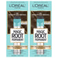 Buy now L'Oreal Paris Magic Root Rescue 10 Minute Root Hair Coloring Kit, Permanent Hair Color with Quick Precision Applicator, 100 percent Gray Coverage, 4 Dark Brown, 2 count at indiglob india