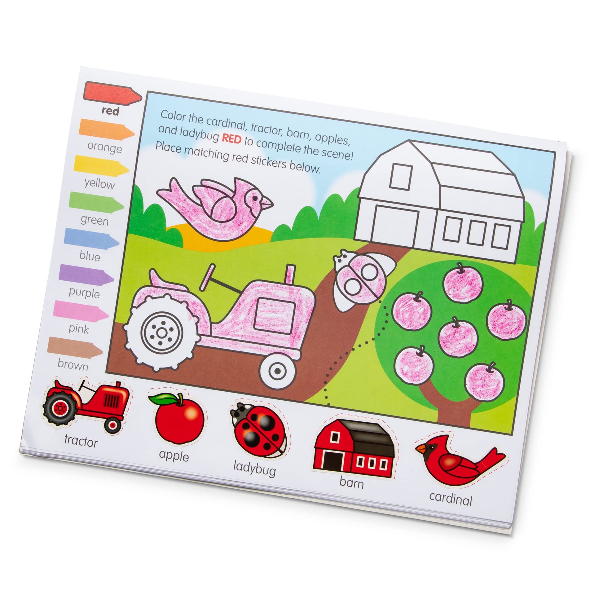 Buy now Melissa & Doug Activity Pad Bundle - Alphabet, Colors & Shapes & Numbers Sticker and Coloing Activity Books for Girls and Boys, Great Travel Toy at indiglob india