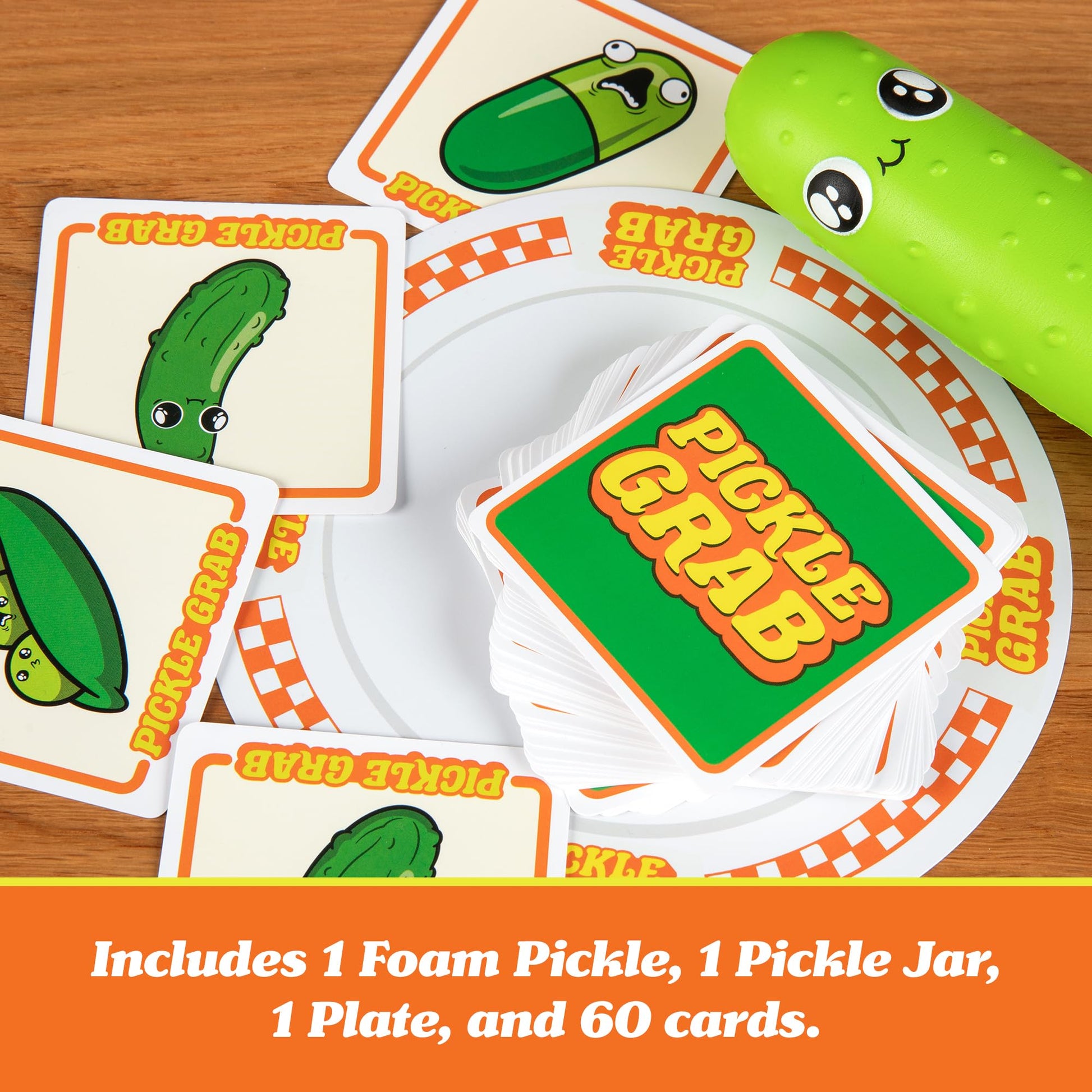 Buy now Exploding Kittens Presents, Pickle Grab - A Speed Grabbing Card Game - 2-6 Players - 15 Minutes to Play - Family Game Night - Fun for Kids, Teens, Adults, and Families at indiglob india
