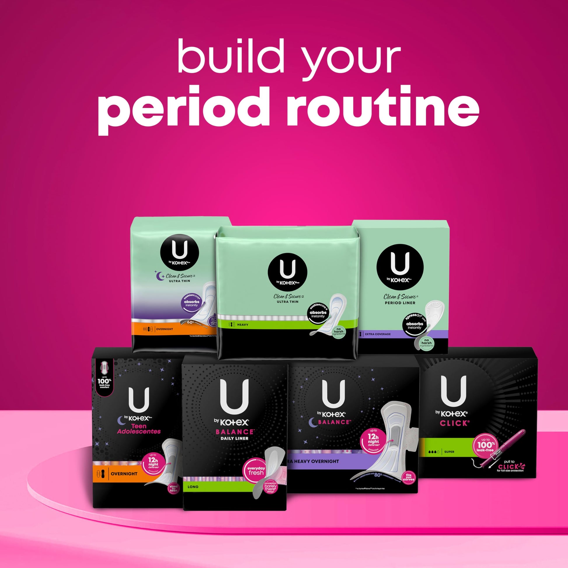 Buy now U by Kotex Tampons, Click Compact, Super Plus Absorbency, Unscented, 45 Count at indiglob india