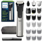 Philips Norelco Multi Groomer 9000-25 Piece Mens Grooming Kit for Beard, Body, Face, Nose, and Ear Hair Trimmer,Shaver, and Clipper with Premium Storage Case - NO Blade Oil Needed, MG7770/49