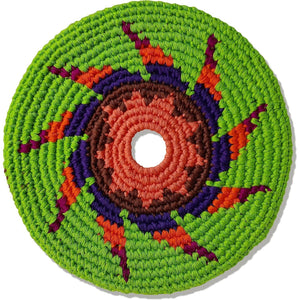 Buena Onda El Grande Flying Disc - 8'' Flexible Sport Disc for Indoor and Outdoor Play - Amazing Handmade Quality from Guatamala - Pocket Discs are Played in Over 20 Family Fun Games