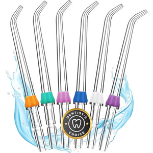 Water Flosser Replacement Tips for Waterpik, Replacement Heads for Waterpik (6 Classic Jet Tips)