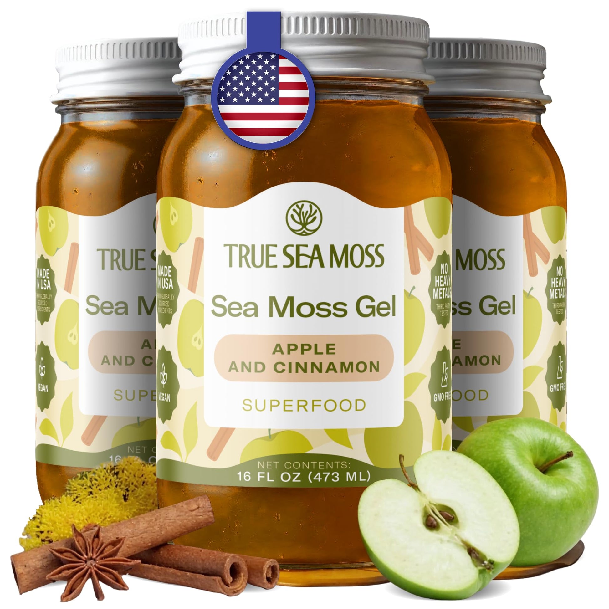 Buy now TrueSeaMoss Sea Moss Gel – Made in USA – Wildcrafted Seamoss, Fruits & Jarred Vegetables – Pineapple, Pack of 1 (Labels may Vary) at indiglob india