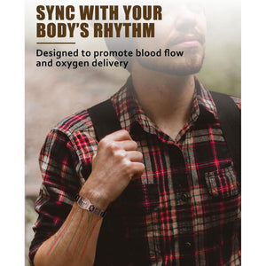 Jecanori Pure Copper Bracelet for Men, Ultra Strength Magnetic Cross Bracelets for Men, Mens Copper Cross Bracelet, Jewelry Gift with Sizing Tool