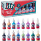 Buy now DIY Fabric Paints, Set of 12 Colors, (1oz bottles) Ultra Bright 3D Fabric Paint, Non-Toxic Water-Based and Permanent - Great Craft, Gift, Project, Summer Camp Activity - Decorate on Any Surface! Glitter + Metallic at indiglob india