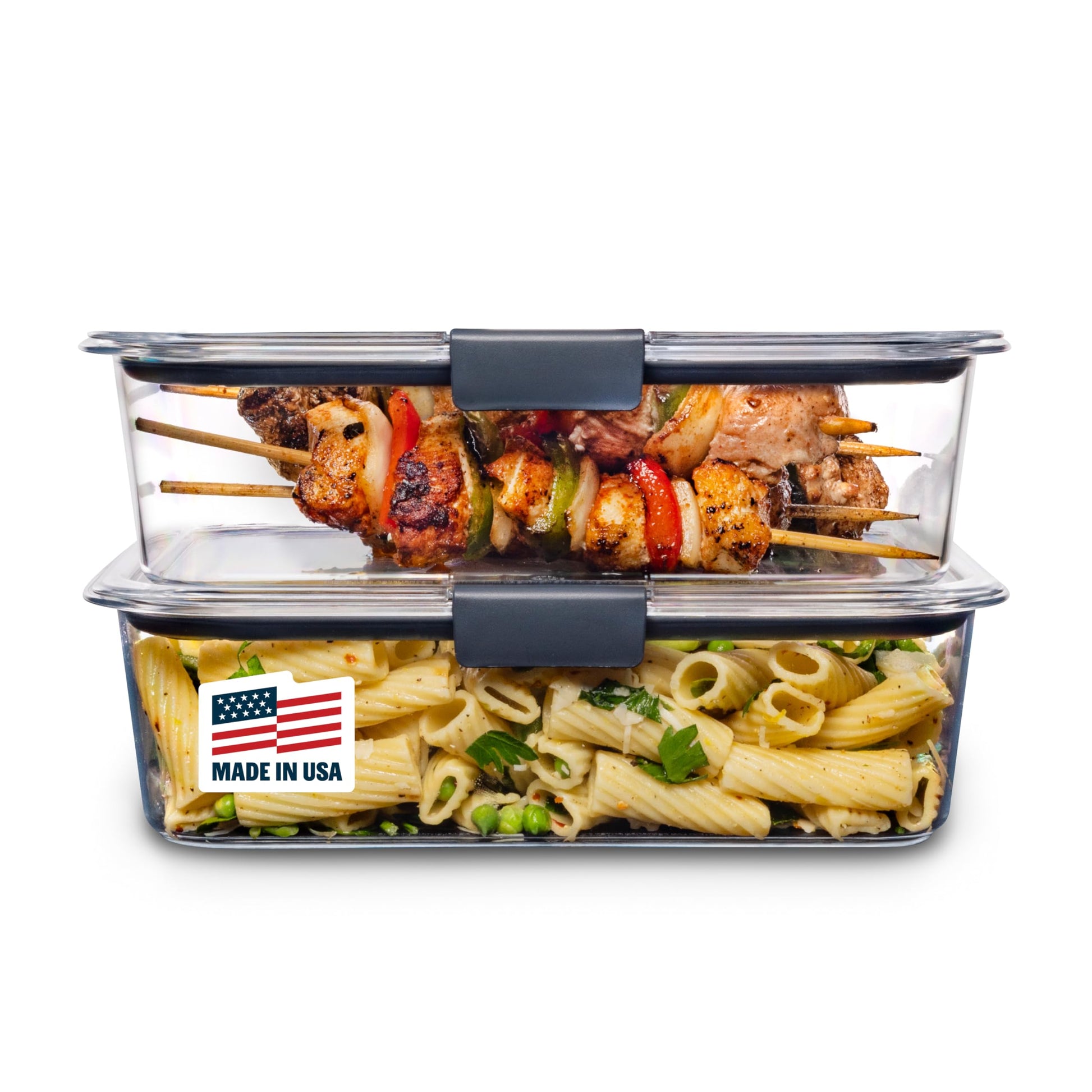 Buy now Rubbermaid Brilliance Food Storage Containers, Set of 5 (10 Pieces), BPA-Free, Leak-Proof, Clear at indiglob india