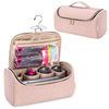 Yarwo Airwrap Travel Case Compatible for Dyson Airwrap Multi-Styler All Models and Attachments, Portable Storage Bag with Hanging Hook for Hair Curler Accessories, Black (Patented Design) - Pale Mauve