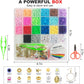 Buy now Redtwo 6200 Pcs Clay Beads Bracelet Making Kit, Flat Round Polymer Heishi Friendship Bracelet Jewelry Kit with Charms and Elastic Strings for Girls 8-12 Gifts for Kids at indiglob india