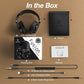 Buy now OneOdio A70 Bluetooth Over Ear Headphones, Wireless Headphones with 72H Playtime, Hi-Res, Built-in Mic, 3.5mm/6.35mm Wired Audio Jack for Studio Monitor & Mixing DJ Guitar AMP, Computer PC Gaming at indiglob india