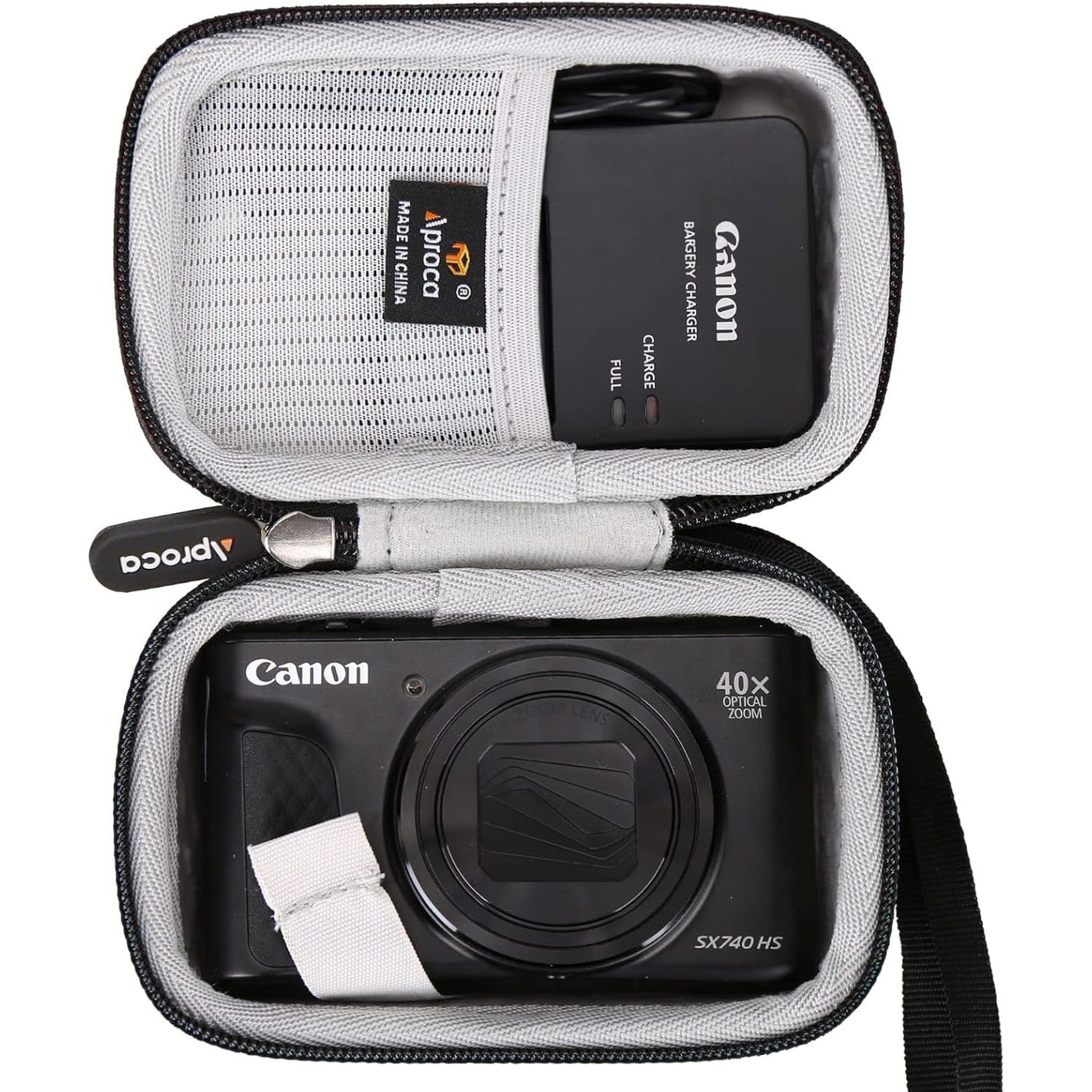 Aproca Portable Hard Travel Storage Case, for Canon PowerShot SX740 / SX620 HS Digital Camera and Accessories