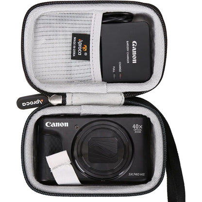 Aproca Portable Hard Travel Storage Case, for Canon PowerShot SX740 / SX620 HS Digital Camera and Accessories