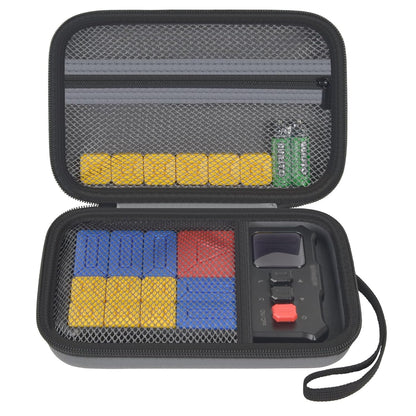 casmilee Case Compatible with Giiker Super Slide Brain Games, Brain Teaser Puzzles Organizer Storage Bag, Flow Slider Puzzle Game Holder (Blue)