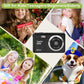 Digital Camera, FHD 1080P Camera, Digital Point and Shoot Camera, Anti-Shake Vlogging Camera for YouTube, Compact Portable Small Camera for Boys Girls Kids Student Children Teen Elderly