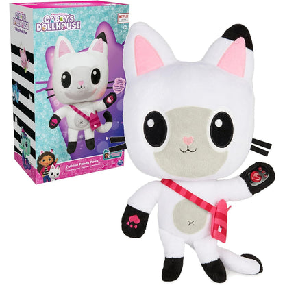 Gabby's Dollhouse, 13-inch Talking Pandy Paws Plush Toy with Lights, Music and 10 Sounds and Phrases