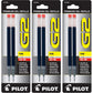 Pilot, G2 Gel Ink Refills, Fine Point 0.7 mm, Black, Pack of 6